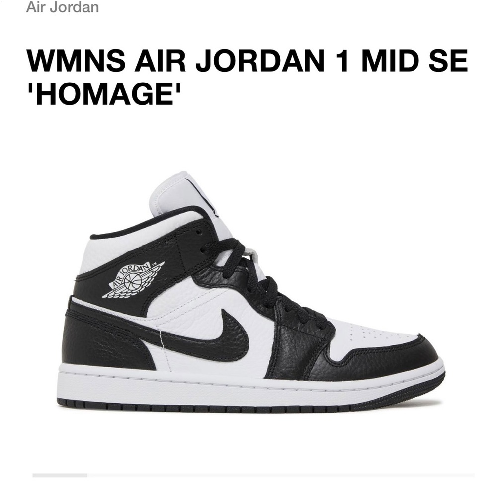 Wmns Air Jordan 1 Mid SE 'Homage' – Size US 7 W